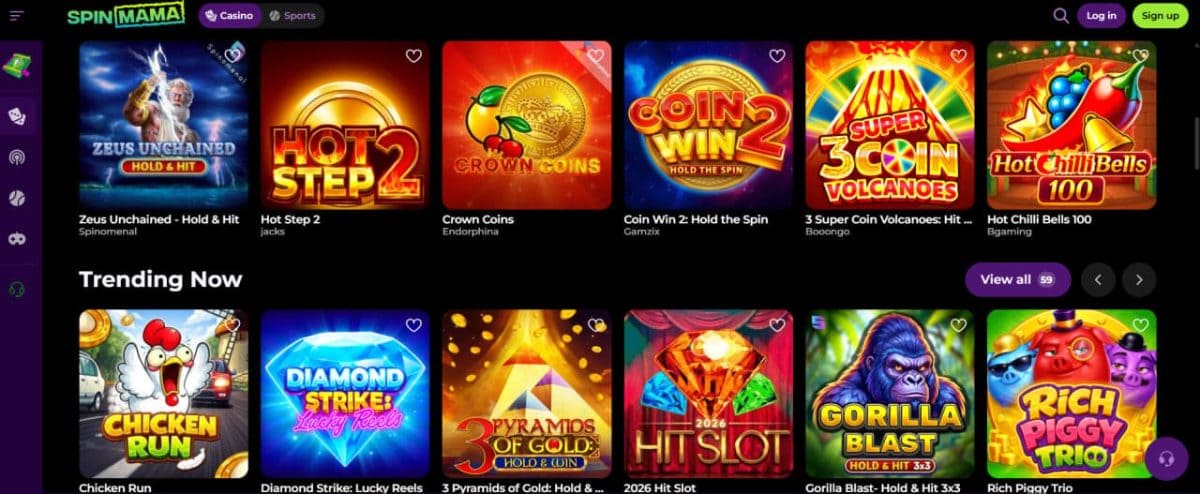 SpinMama Casino: Reseña 2026, Bono de Bienvenida hasta €1.500 y 250 Giros Gratis image 1