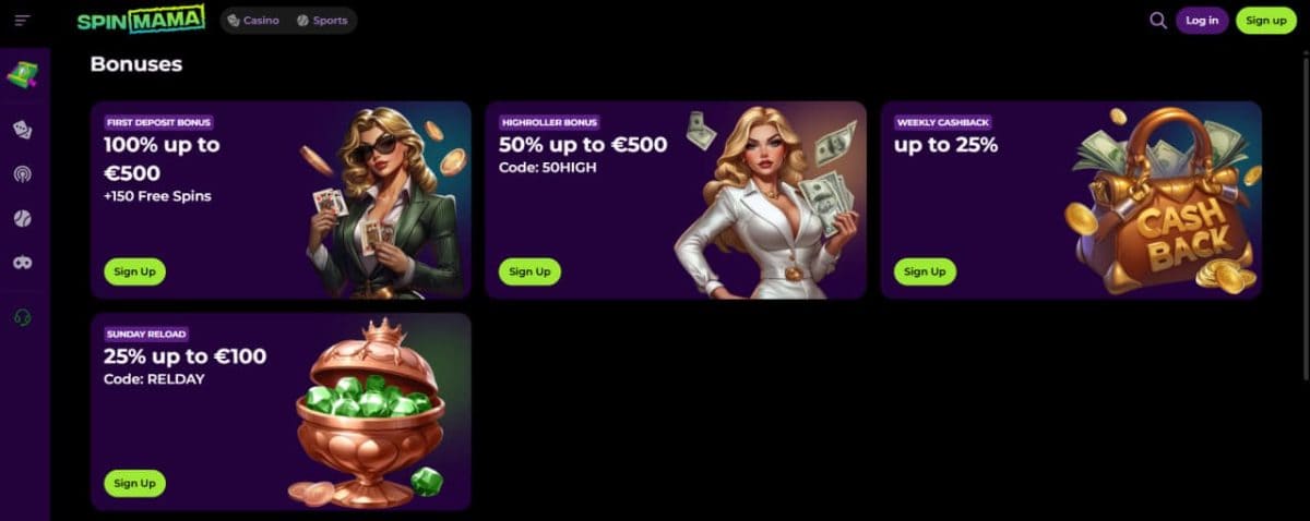 Promociones SpinMama – Rueda Diaria, Cashback y Platino image 1